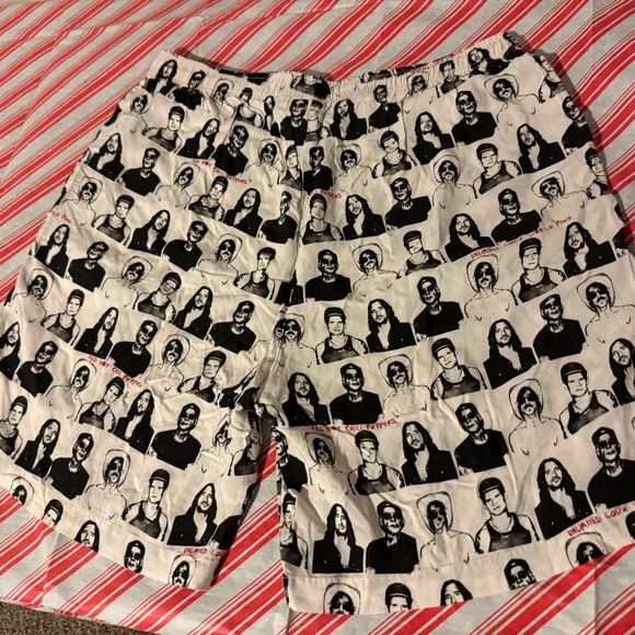 Red Hot Chili Peppers Other - Red Hot Chili Peppers Stylish Black and White Graphic Men's Shorts